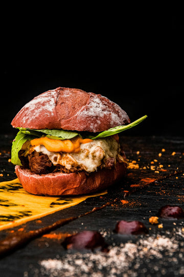 Sweet Heat BBQ Jerk Burgers on the Grill