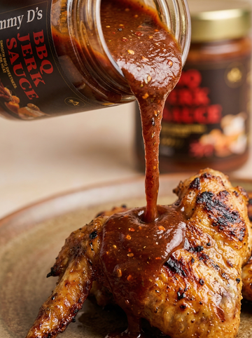 Grilled BBQ Jerk Chicken With Sweet Heat